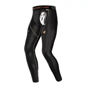 Shock Doctor ADULT MEN'S Core COMPRESSION Hockey PANTS - BioFlex Cup, Sock Tabs