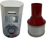 Vacuum Cleaner Accessories Dustbin Assembly Dust Container Cup Cyclone Spare Parts，Compatible for Roborock,S7 Plus S7 MAXV Plus(White with Cyclone)
