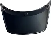 3-Snap Helmet Peak Shield Open Retro Motorcycle Helmet Sun Shade ,23x14.5x5.2cm Black