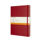 Moleskine Classic Ruled Hard Cover Notebook Extra Large (Scarlet Red)