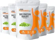 BulkSupplements.com Soy Protein Isolate Powder - Unflavored, No Sugar Added, Gluten Free, Vegetarian & Vegan Protein Powder - 27g of Protein - 30g per Serving (5 Kilograms - 11 lbs)