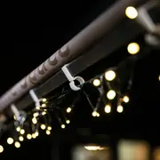 Stockholm 37x18x18MM Christmas Lights Gutter Hooks Opaque White