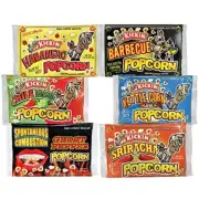 KICKIN' Premium Microwave Popcorn – Variety Gift Pack 6 - Ultimate Spicy and ...