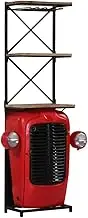 Tractor Wine Cabinet 49x31x172 cm Solid Wood Mango Storage Furniture Home Decor
