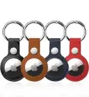 4 Pack Airtag Holder for Apple Air Tag Keychain, PU Leather Airtag Case, Air T..