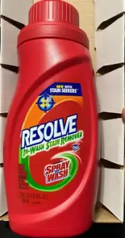 Brand New Resolve in wash Stain Remover Spray n Wash 22 Fl Oz Discontinued
