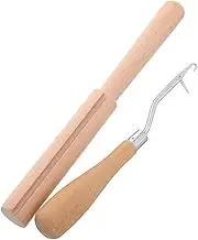 Angoily 1 Set Wooden Yarn Cutter Pole Multifunctional and Portable Thread Ripping Tool for Hand Sewing and Craft Projects Wood Thread Cutting Tool