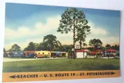 1949 ADVERTISING PC TYRONE TRAILER HAVEN ST PETERSBURG FL TEICH ARCHIVES MINT