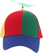 [SAFIGLE] Family Fun Cap Detachable Dragonfly Propeller Hat Unique Design for Boys Girls Spring/Summer