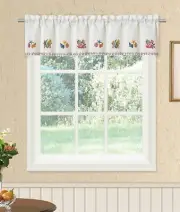 RENAISSANCE HOME FASHION Sealife Embroidered Valance