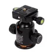 Tripod Monopod Ball Head with 1/4" Screw Quick Release Plate for Camera