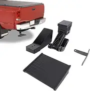 Rear Bed Step, Retractable Bumper Step, Tailgate Step Replacement for 1500 2500 3500, Replaces 82214245AD, 82214245AC, 82214245AB, 82214245, 300lbs Load Bearing