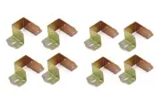 8pcs Hanging Buckle Bed Beam Wooden Square Bracket Bed Corner Metal Bracket B...