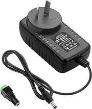 ALITOVE 24V 1A 24W DC Power Supply Adapter 220~240V AC to DC 24 Volt 1 Amp Converter 24 vdc 1000mA 800mA 600mA 400mA 200mA with 5.5mm x 2.5mm 2.1mm Plug for LED Strip Light CCTV Camera DC Pump
