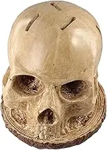 Skull Kitchen Knives Holder,Multiple Slots Kitchen Knives Holder Knives Organizer - Decorative Knives Block Holder Kitchen Knives Block for Knives Forks Spoons