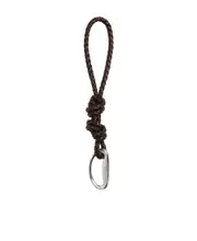 Intreccio Key Ring With Drop Hook One size chocolate brown