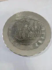 WENDELL AUGUST FORGE PLATE, BICENTENNIAL, DECLARATION OF INDEPENDENCE, NOS