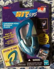 Y2K Tiger Electronics Hit Clips N’SYNC- Celebrity Carabiner BoomBox Player