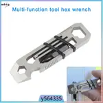 TINY RATCHET MULTI-TOOL KEYCHAIN BOTTLE OPENER EDC HEX WRENC