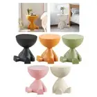 Side End Table Household Furniture Sculpture Multifunction Flat Head Small