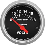 Autometer Sport-Comp Voltmeter Gauge, 2 1/16 Inch
