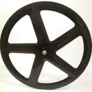 700C 5 Spokes Full Carbon Wheelset Tubular for Racing Track Road TT Bike