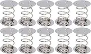 Baxnore 10PCS Double Coil Replacement Springs, High Carbon Steel Swing Base for Doll Repair