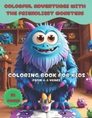 Colorful Adventures with the Friendliest Monster: COLORING BOOK FOR KIDS: Discov
