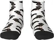 [JBYJBX] Dogs Print Adult Socks Womens Mens Workout Thermal Cozy All-Season Gift Holiday Articles Use