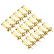 13 x 3 mm Eye Pin Peg Bail, 60Pcs Stainless Steel Cup Peg Bail Pin, Gold