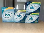 4 o.b. Pro Comfort Applicator Free Tampons Regular Super Super Plus Multi-Pack