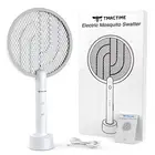 TMACTIME Electric Bug Zapper Swatter, 4000V, USB Charged, 3-Layer Mesh