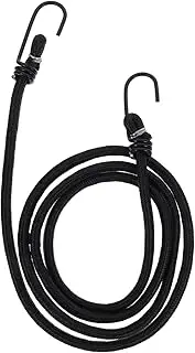 BIUDECO Bicycle Luggage Rope Bike Elastic Packing Strap Bungee Straps Adjustable Bungee Luggage Straps Bungees Tent Bungee Cord Elastic Straps with Hooks Rubber Rope Metal Black