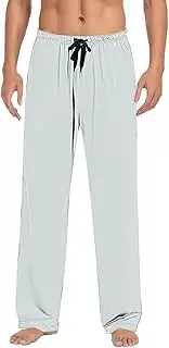 [Generic] Mens Solid Elastic Drawstring Waisted Casual Pants With Pockets Couple Pajama Pants Valentine'S Day 3D Printed Leisure Loose Lover Pants Funny Pj Pant Design Pajama