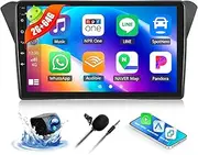 SIXWIN 2G+64G Android Car Stereo for Hyundai Genesis/Rohens Coupe 2013-2016 9 Inch Touch Screen with CarPlay Android Auto Mirror Link Bluetooth FM 28UI Backup Camera GPS Navigation WiFi FM SWC MIC