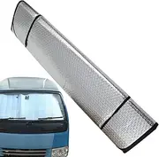 Truck Windshield Shade - Truck Windshield Sunshade, Truck Window Heat Insulation Shade | Foldable Truck Sun Shade for Windshield, Sun and Uv Protection, Suction Cup Automotive Sunshade