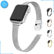 Slim Luxury Bracelet Strap For Apple Watch 38mm 40mm 41mm Women Jewelry Band