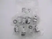 8 Pack Schneider Electric XB7EV07BP White Pilot Lights with Integral LED