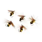 5Pcs Bumble Nymph Trout Flies Fishing Hook Bionic Baits