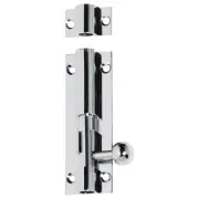 7.5cm Plain Barrel Bolt, Chrome