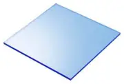 Blue Fluorescent Acrylic Plexiglass sheet 1/8" x 12" x 24" #9092