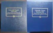 Set of 2 Whitman Lincoln Penny Cent Coin Album 1909-2024 P,D and San Francisco