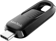 SanDisk Ultra Slider SDCZ480-128G-J35 USB Flash Drive 128 GB USB Type-C iPhone 15 Operation, Retractable Connector, Up to 400 MB/s Read