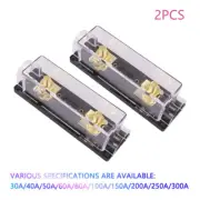 2* 30-300A Gold ANL Fuse Holder 2/0 or 1/0 0 Gauge AWG W/30-300 Amp Fuse Block