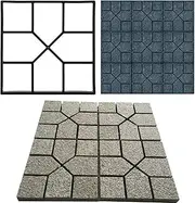 Walk Path Maker, Paving Pavement Concrete Molds Outdoor Decorative Stepping Stone Molds Forms for Garden Lawn Path Paver Walk Way Decoration