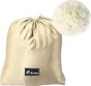 Ivie Bulk 2-4cm Natural White Duck Feathers for Stuffing Pillows, Comforter, Mattress, Sofa and More(1 lb) ¡­