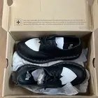 Dr Martens 1461 Amore White Heart Black Leather Oxford Shoes Size Uk 6 New