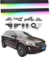 BJOHQ Electric Running Boards Compatible for Volvo XC60 2013-2017 with Light, SUV, Off-Road & Pickup Trucks - Retractable Truck Steps & Nerf Bars
