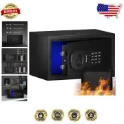 Secure Digital Safe - Fireproof and Waterproof with Emergency Power Supply