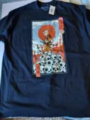 NWT Ninja Cat Assassin Japanese Anime Style T-shirt Sz XL Vincent Trinidad Cool